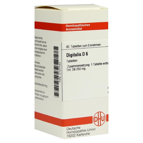 Digitalis D 6 Tabletten 80 St