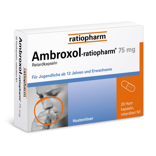 Ambroxol-ratiopharm 75 mg Hustenlöser Retardkapseln 20 St