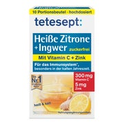 Tetesept Heiße Zitrone mit Ingwer zucker 10X3 g