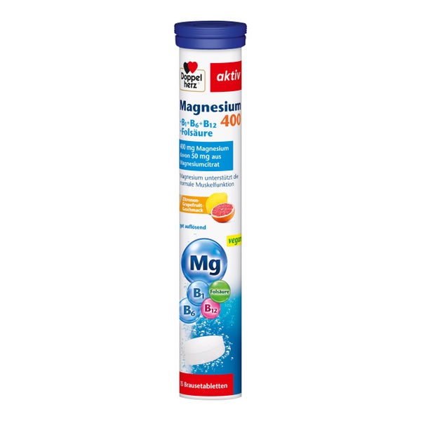 Doppelherz Magnesium 400 Brausetabletten 15 St