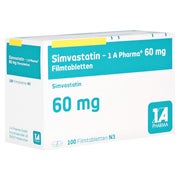 SIMVASTATIN-1A Pharma 60 mg Filmtabletten 100 St