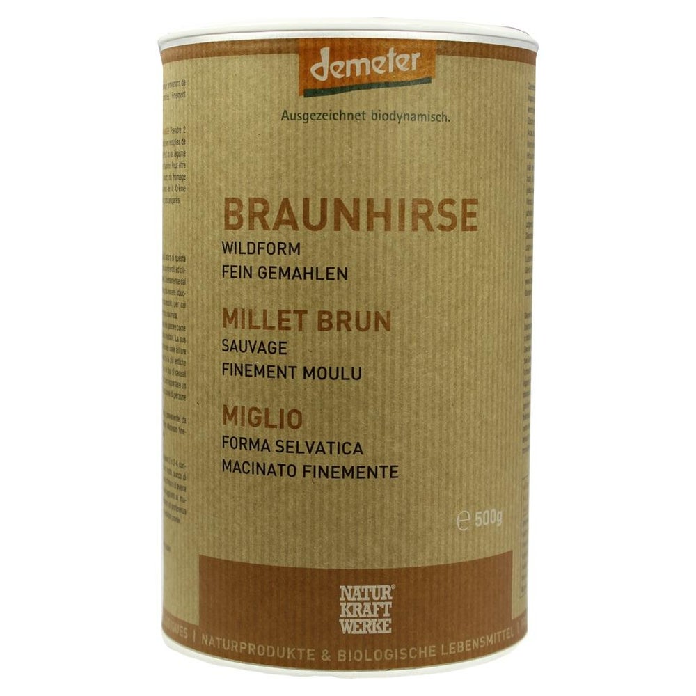 Braunhirse Bio Pulver 500 g
