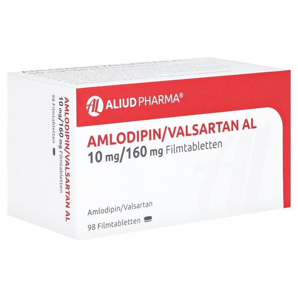 AMLODIPIN/Valsartan AL 10 mg/160 mg Filmtabletten 98 St