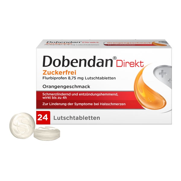 DOBENDAN Direkt Lutschtabletten Zuckerfrei 24 St