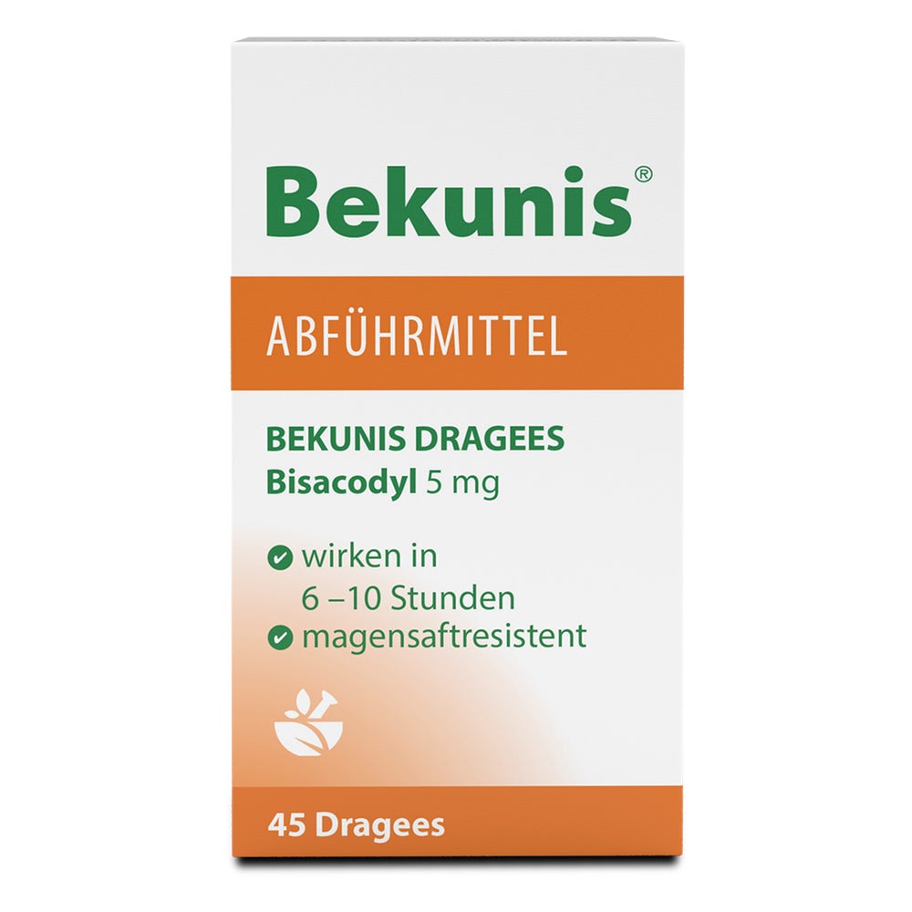 Bekunis Abführ Dragees Bisacodyl 5 mg 45 St