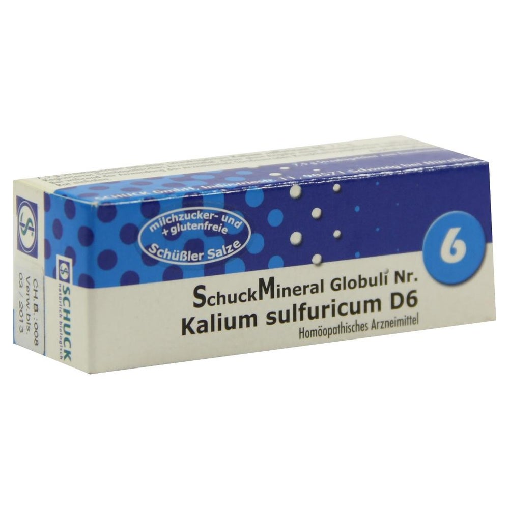Schuckmineral Globuli 6 Kalium sulfuricu 7,5 g