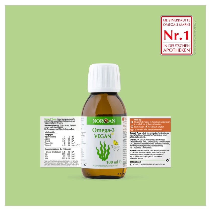 Norsan Omega-3 Vegan flüssig 100 ml
