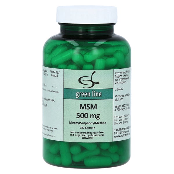 MSM 500 mg Kapseln 180 St
