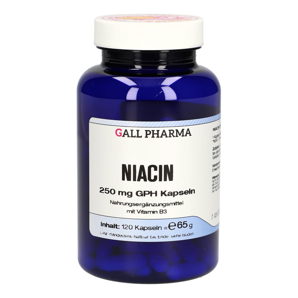 Niacin 250 mg GPH Kapseln 120 St