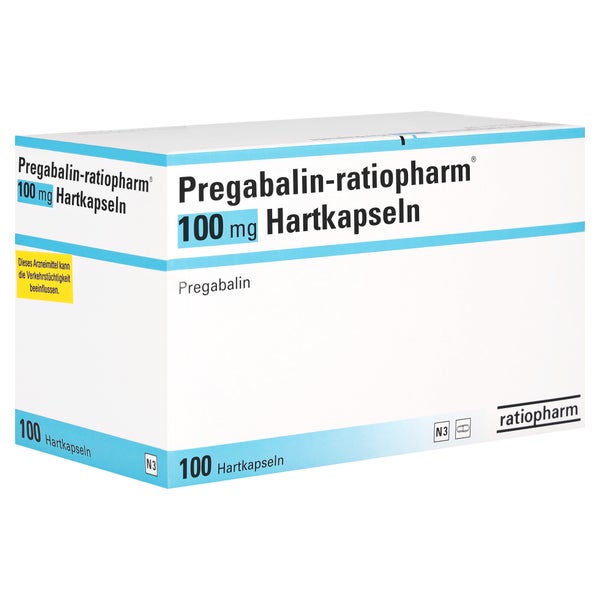 PREGABALIN-ratiopharm 100 mg Hartkapseln 100 St