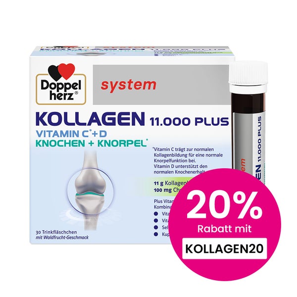 Doppelherz system Kollagen 11.000 Plus Gesundheit + Beweglichkeit 30X25 ml