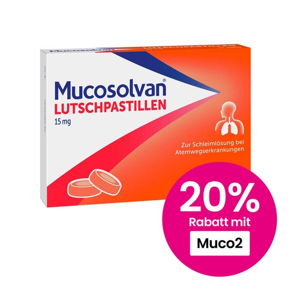 Mucosolvan Lutschpastillen 15 mg 20 St