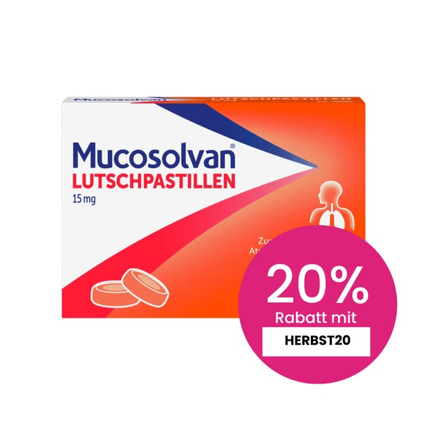Mucosolvan Lutschpastillen 15 mg 20 St