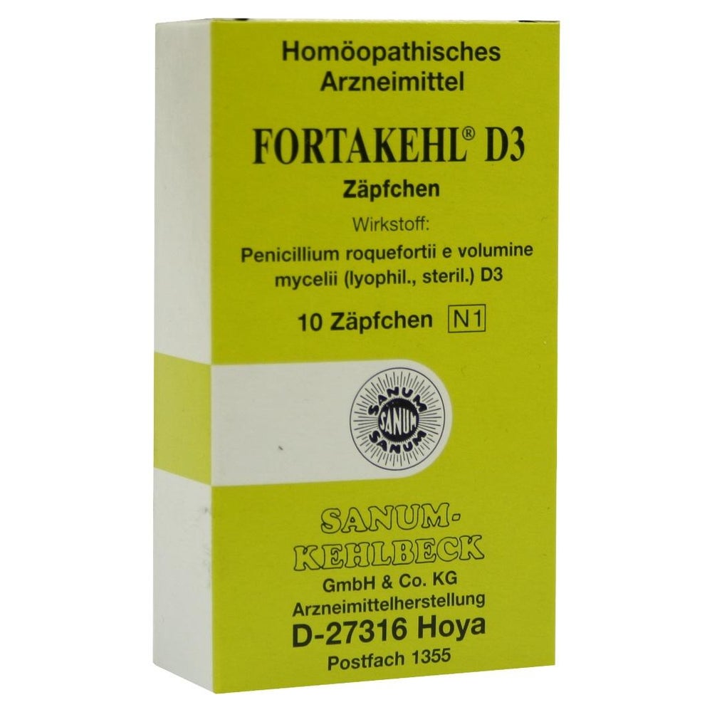 Fortakehl D 3 Zäpfchen 10 St