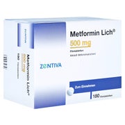 Metformin Lich 500 mg Filmtabletten 180 St