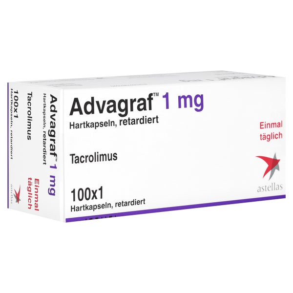 Advagraf 1 mg Hartkapseln retardiert 100 St