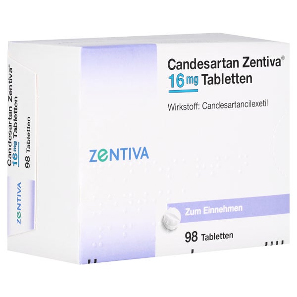 Candesartan Zentiva 16 mg Tabletten 98 St