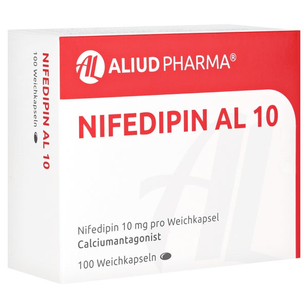 Nifedipin AL 10 Weichkapseln 100 St, 100 St online kaufen DocMorris