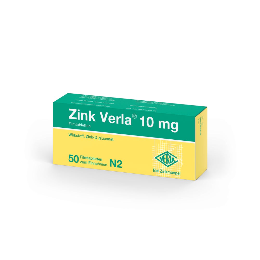 ZINK Verla 10 mg Filmtabletten 50 St