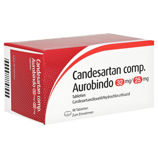 CANDESARTAN comp. Aurobindo 32 mg/25 mg Tabletten 98 St