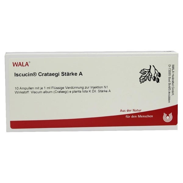 Iscucin Crataegi Stärke A Ampullen 10X1 ml
