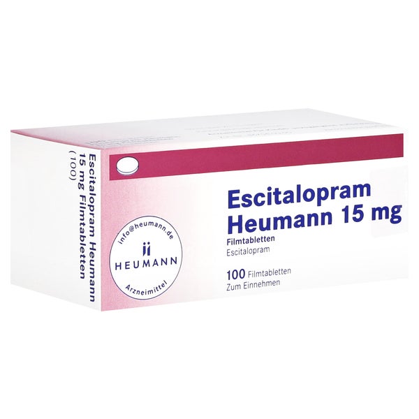 ESCITALOPRAM Heumann 15 mg Filmtabletten 100 St