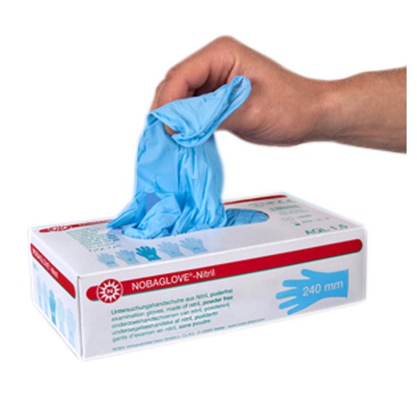 NOBA Nobaglove Nitrilhandschuhe puderfrei Größe L 100 St