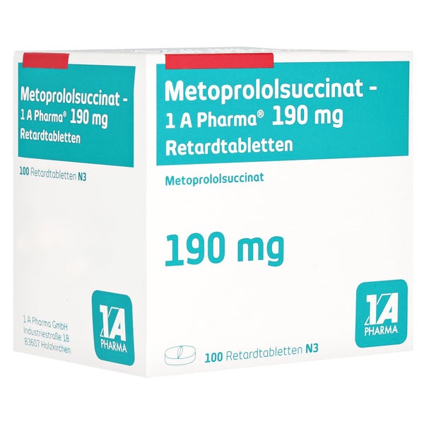 METOPROLOLSUCCINAT-1A Phar.190 Retardtabletten 100 St