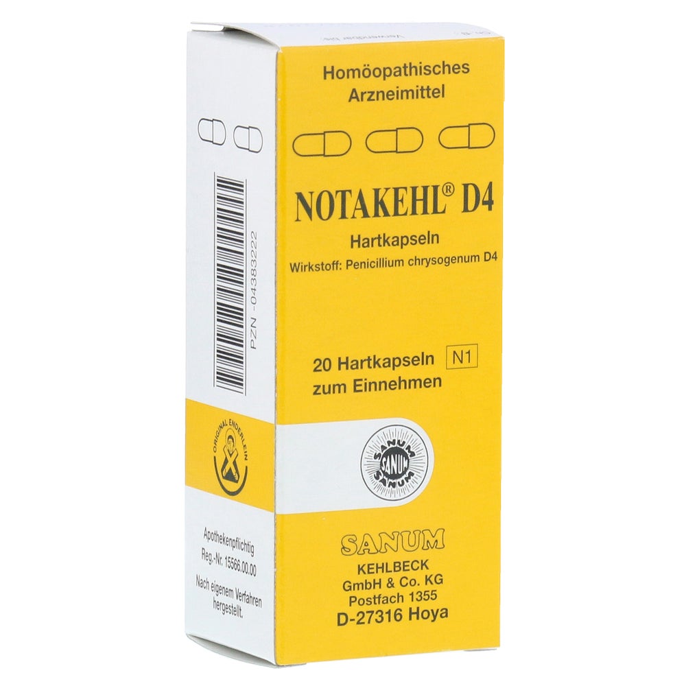 Notakehl D 4 Kapseln 20 St