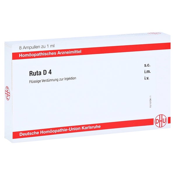 RUTA D 4 Ampullen 8X1 ml