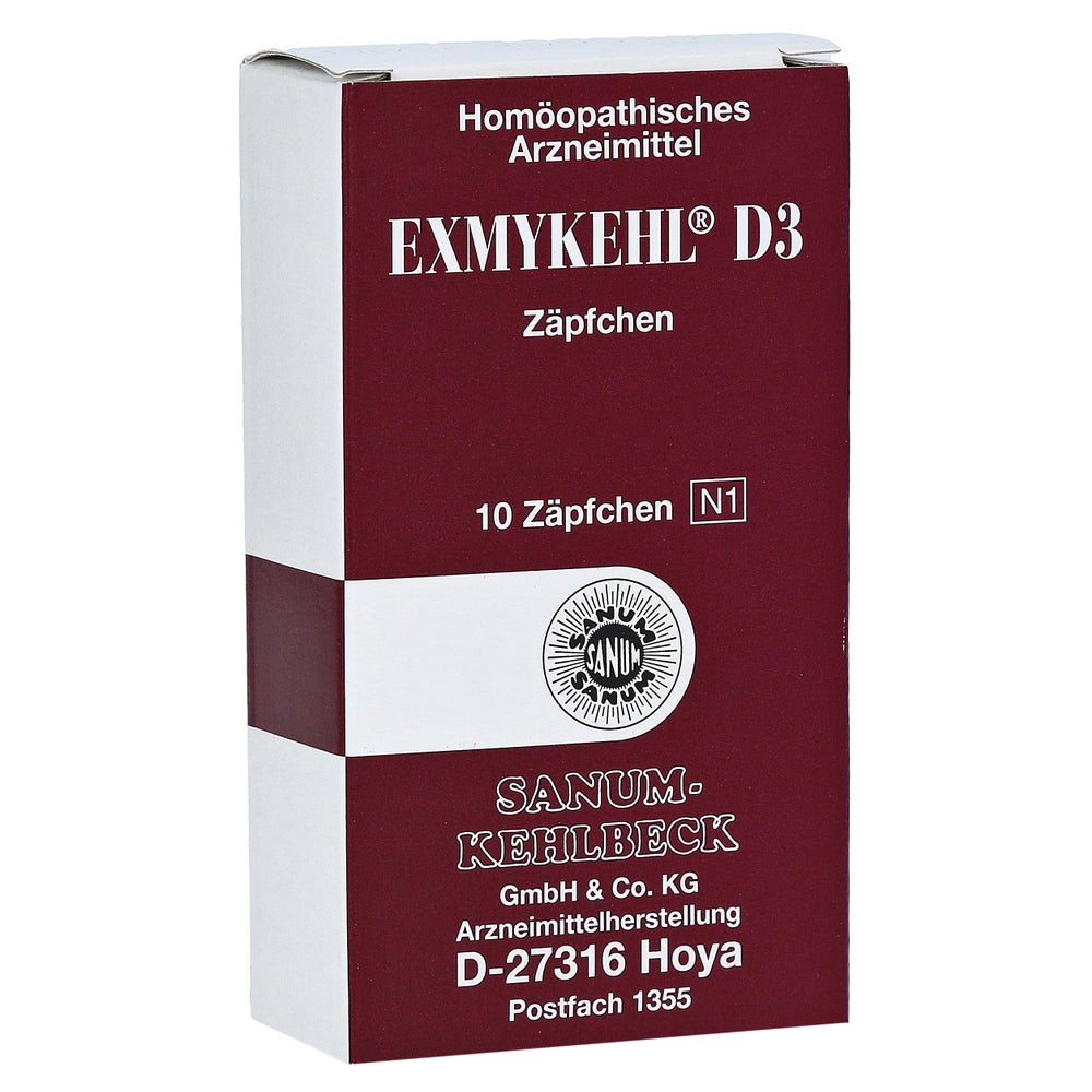 Exmykehl D 3 Zäpfchen 10 St