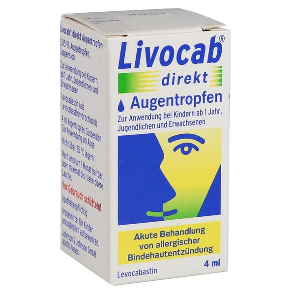 Livocab direkt Augentropfen bei Allergien, z.B. Heuschnupfen 4 ml