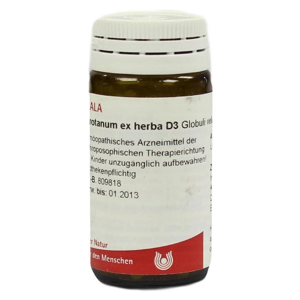 Abrotanum EX Herba D 3 Globuli 20 g