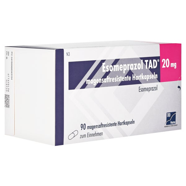 ESOMEPRAZOL TAD 20 mg 90 St