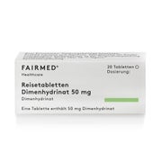 Reisetabletten Dimenhydrinat 50 mg 20 St