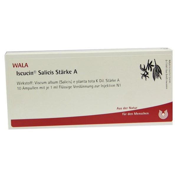 Iscucin Salicis Stärke A Ampullen 10X1 ml
