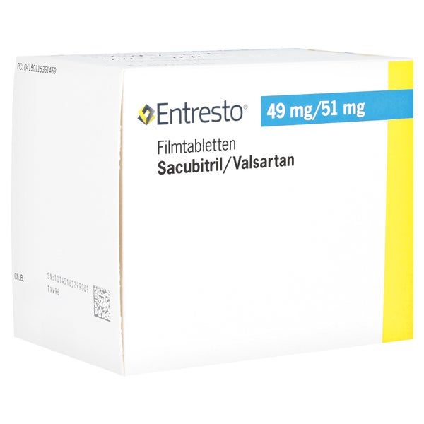 Entresto 49 Mg/51 mg Filmtabletten 196 St