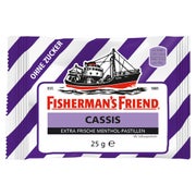 Fishermans Friend Cassis ohne Zucker Pas 25 g
