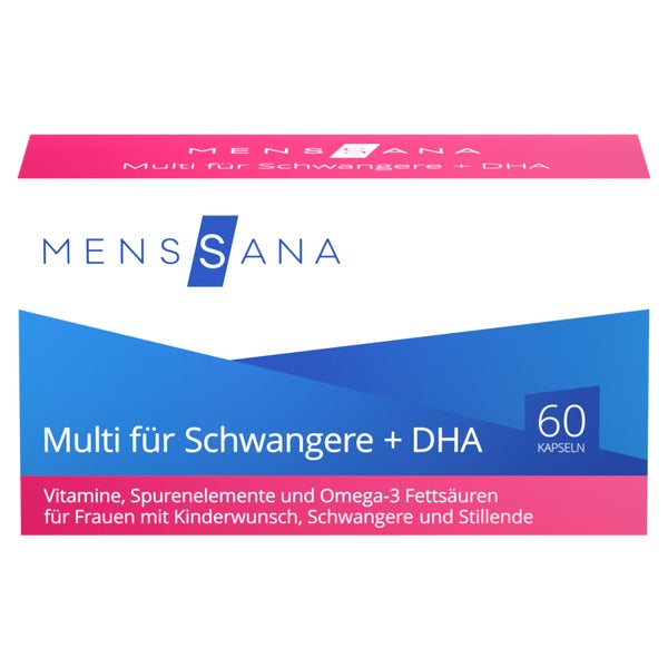 Multi FÜR Schwangere + DHA MensSana Kapseln 60 St