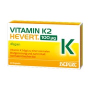 Produktabbildung: Vitamin K2 Hevert 100 µg Kapseln 60 St