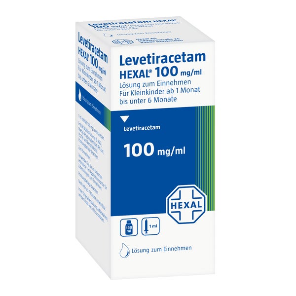 LEVETIRACETAM HEXAL 100 mg/ml 1ml Dosierspritze 150 ml