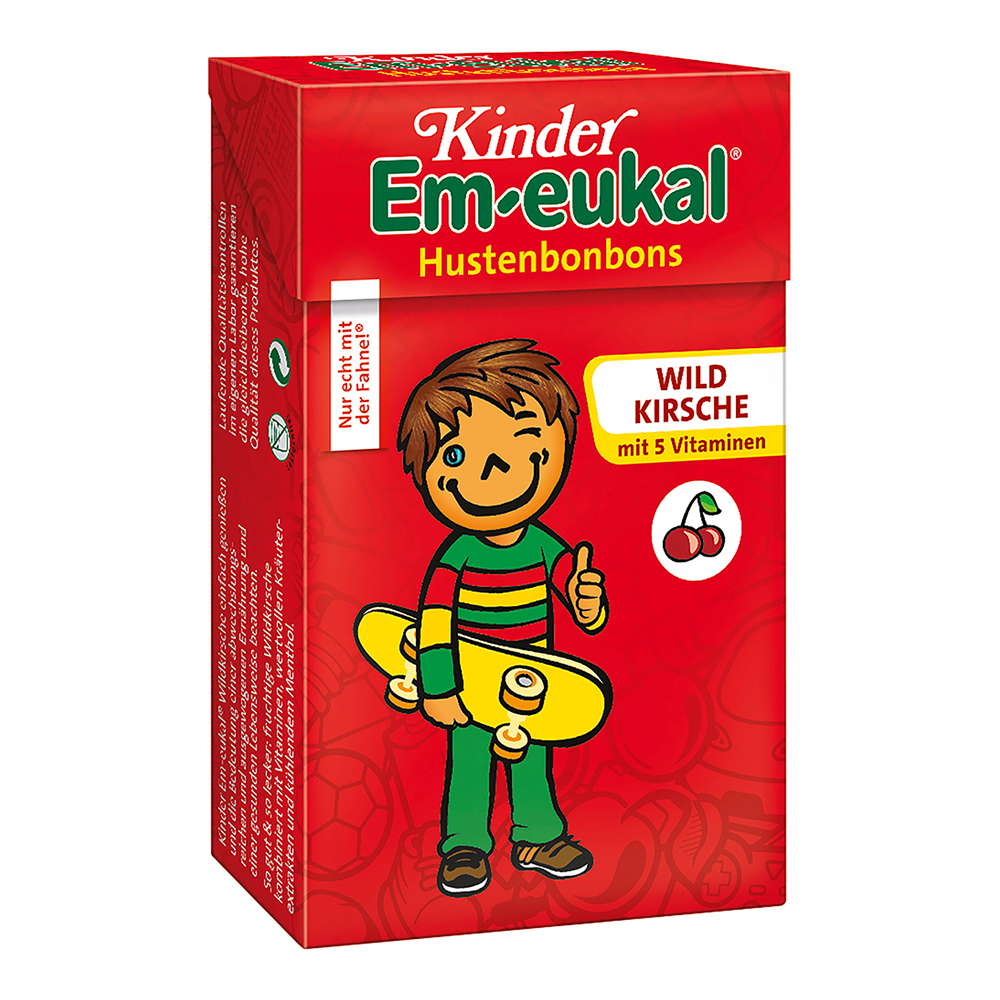 EM Eukal Kinder Bonbons Minis Wildkirsche zuckerhaltig 40 g