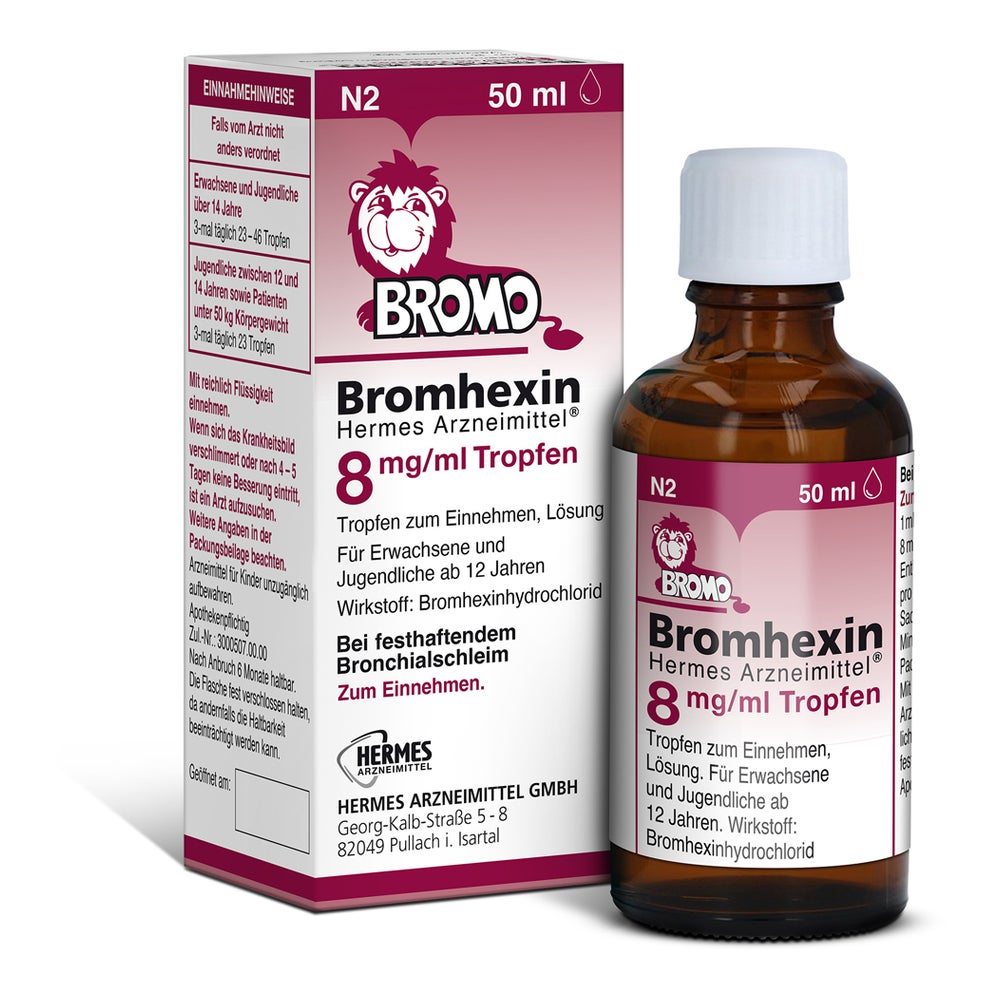 Bromhexin Hermes Arzneimittel 8mg/ml 50 ml
