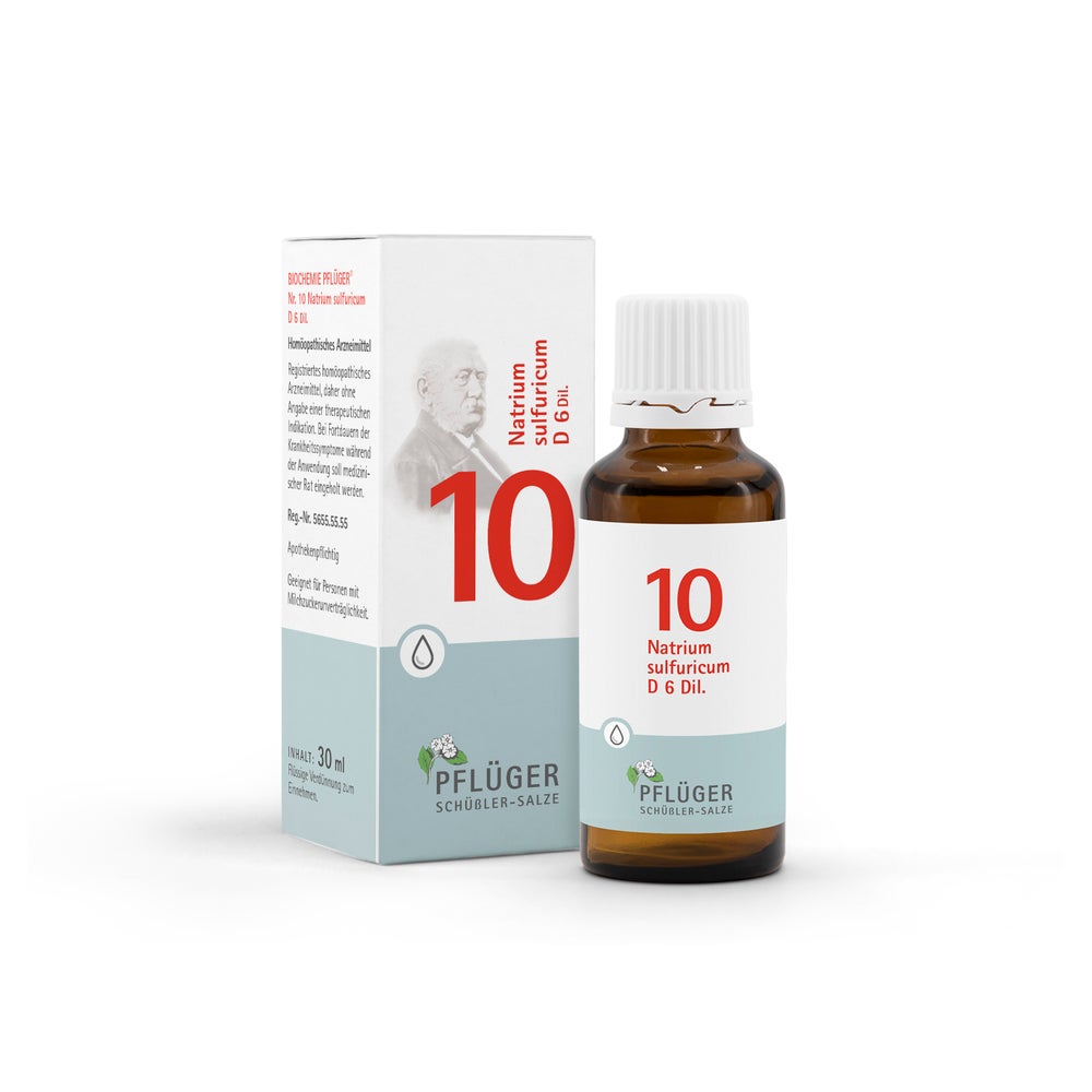 Biochemie Pflüger Schüßler-Salz Nr. 10 Natrium sulfuricum D6 30 ml