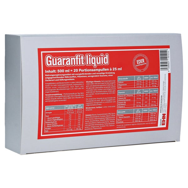 Guaranafit Liquid Trinkampullen 20 St