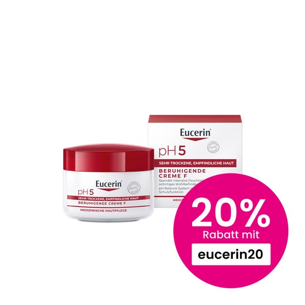 Eucerin pH5 Reichhaltige Creme F – Beruhigt die Haut 75 ml