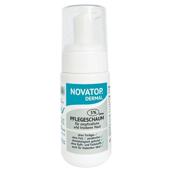 Novatop Dermal Pflegeschaum 5% Urea 100 ml