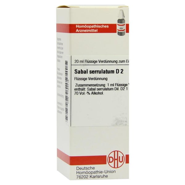 Sabal Serrulatum D 2 Dilution 20 ml