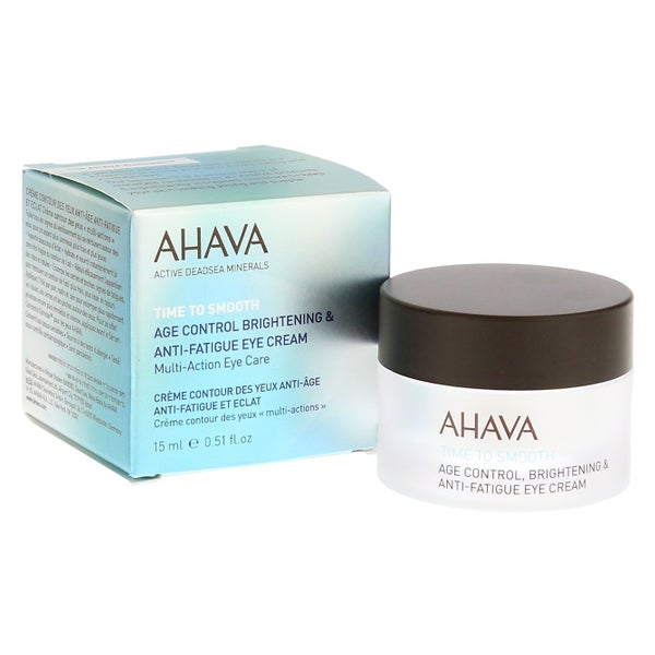Ahava, Time to Smooth Age Control, Brightening & Anti-Fatigue Eye Cream 15 ml