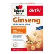 Produktabbildung: Doppelherz Ginseng 250+B Vitamine+Zink 30 St